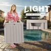 Kumasinova 50 Gal Deck Box with Ample Storage,All-Weather PP Resin Outdoor Storage Box,UV Protected & Waterproof,KD Design - 4 of 4