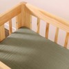 Babyletto Matcha Muslin All-Stages Bassinet Sheet, GOTS Certified Organic Cotton - 3 of 4