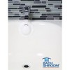 BathShroom (White) Overflow Drain Cover for Fuller Baths TubShroom - 3 of 4