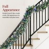 Best Choice Products 9ft Pre-Lit Pre-Decorated Garland w/ PVC Branch Tips, 50 Lights, Pine Cones, Berries - 4 of 4