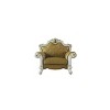 50" Picardy PU Chair Butterscotch/Antique Pearl - Acme Furniture - 4 of 4