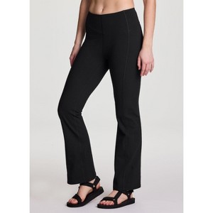 Avalanche Women's Super Soft Clean Waist Bootcut Pant Flare Legging - 1 of 4