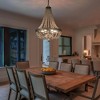 LNC Timeless 6-Light 20.1"Empire Farmhouse Candle Beaded Chandelier,Brushed Black and Weathered Gray Wood Tone - 4 of 4