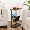 Whizmax Narrow Side Table for Small Spaces, Slim Thin End Table with Storage Holder for Couch, Living Room, Bedroom & Office - 3 of 4