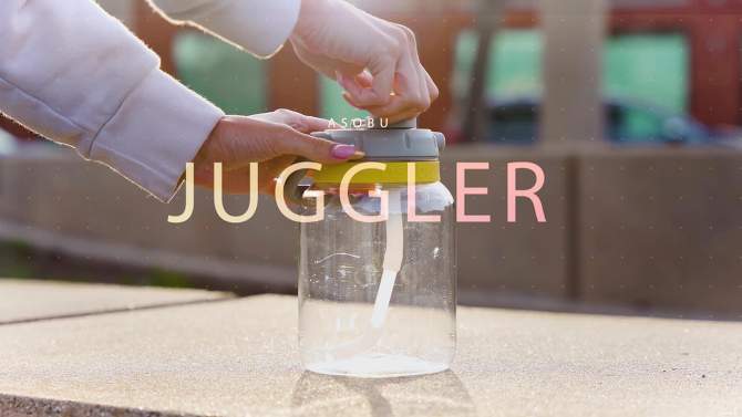 ASOBU Juggler 50oz Tritan Water Jug with Straw, 2 of 7, play video