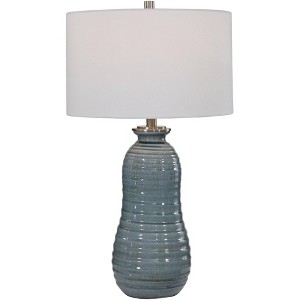 Uttermost Zaila Crackled Light Blue Ceramic Table Lamp - 1 of 1