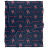 University Of Richmond Logo Pattern Silky 50x60 Blanket, 1 Sided - 2 of 4