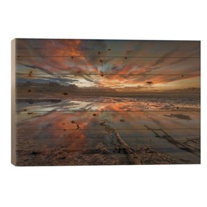 Fire in The Sky Wood Print by Sergio Lanza - iCanvas - 1 of 3