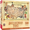 MasterPieces 500 Piece Jigsaw Puzzle - American Indian Tribes - 15"x21" - 2 of 4
