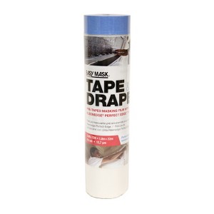 Trimaco - Easy Mask - Pre-Taped Plastic - Masking Film - 6 ft. x 72 ft. x 0.5 mil - 1 Pack - 1 of 1
