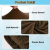 Unique Bargains Elastic Living Room Bedroom Square Foot Stool Cover - 3 of 4