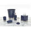 LunaLulinlk Steel Bathroom and Home Waste Can, Navy Blue - 3 of 4
