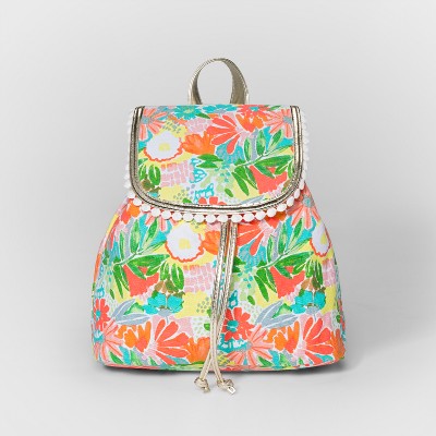 target floral backpack