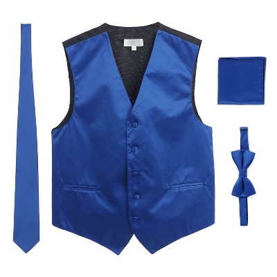 thumbnail image 2 of Men's Paisley Tuxedo Vest Set – XS To 6XL – With Tie, Bowtie & Hanky – Coral 2 of 6