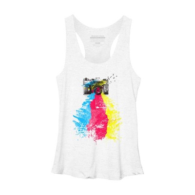 Women's Design By Humans CMYK Shoots By clingcling Racerback Tank Top