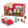 Li'l Woodzeez Honeysuckle Safety Department – 16pc Toy Fire Station Playset - 4 of 4