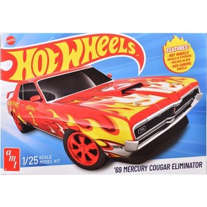 Skill 2 Model Kit 1969 Mercury Cougar Eliminator "Hot Wheels" 1/25 Plastic Model by AMT - 1 of 4