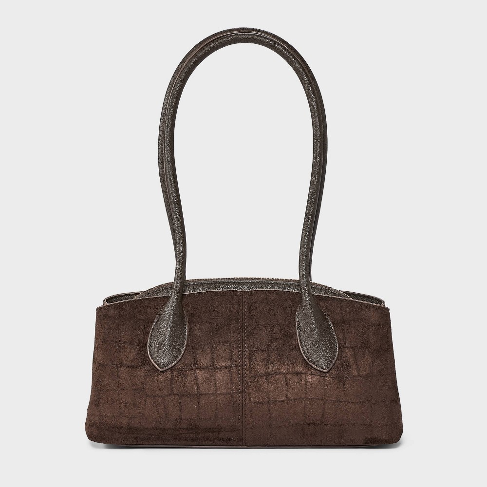 Elongated Dome Satchel - A New Day™ Brown