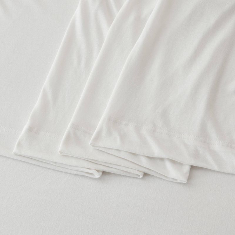 Super Soft T-Shirt Jersey Knit Sheet Set - Isla Jade, 6 of 8