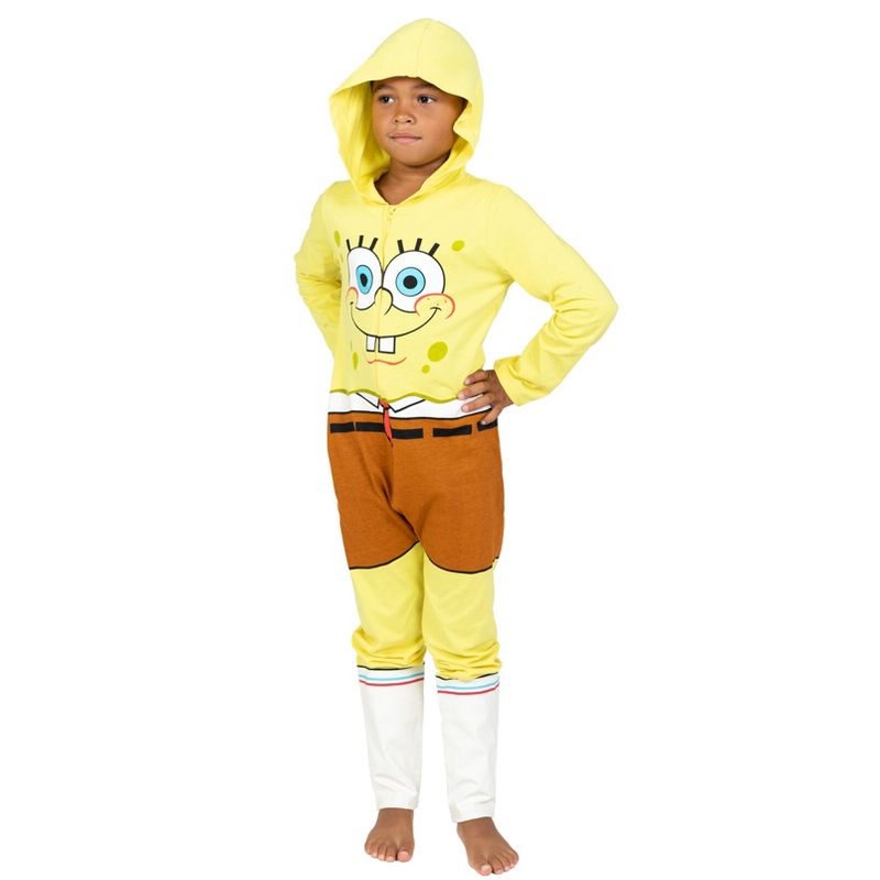 SpongeBob SquarePants Patrick Zip Up Cosplay Costume Coverall Toddler to Big Kid, 2 of 8