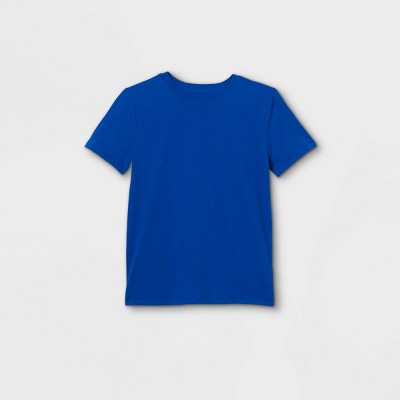 Boys' Short Sleeve T-shirt - Cat & Jack™ Medium Blue Xs : Target