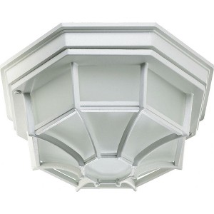Quorum Lighting 1 - Light Flush Mount in  White - 1 of 1