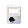 Two by Two Houston - Off-White Scratching Post Cat Furniture - 23.6 in. Tall - 3 of 4