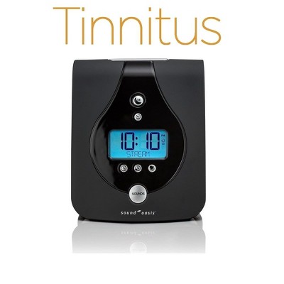 Sound Oasis: Tinnitus Sound Therapy System S-680-02 – 24 Built-In Sounds, Sleep Timer, Headphone Jack, USB Power, Travel-Ready