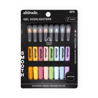 Altitude 8pk Highlighter Gel Multicolor