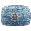 Mark & Day Monichkirchen 14"H x 20"W x 20"D Bohemian/Global Blue Pouf - 3 of 4
