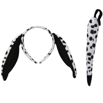 HalloweenCostumes.com    Dalmatian Ears & Tail Set, Black/White