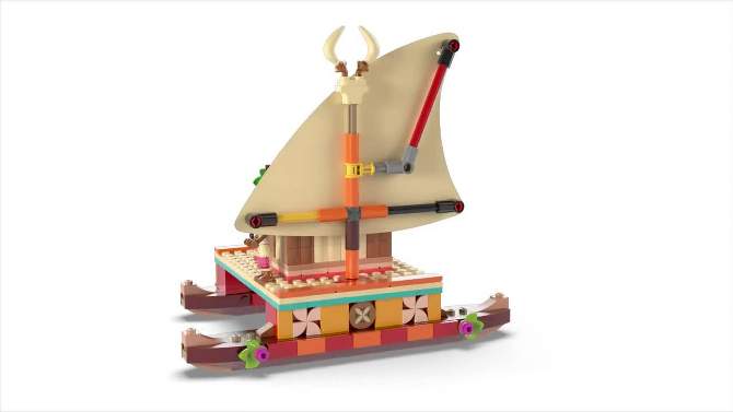 LEGO Disney Princess Moana&#39;s Wayfinding Boat Toy 43210, 2 of 8, play video
