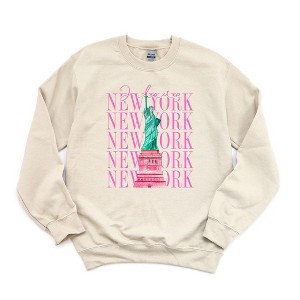 Simply Sage Market Women's Graphic Sweatshirt I Love New York - 1 of 3