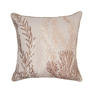 RightSide Designs Coral Pattern Pillow-Neutral - 1 of 3