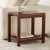 55 Downing Street Powell 22" Wide Brown Wood Side Table - 2 of 4