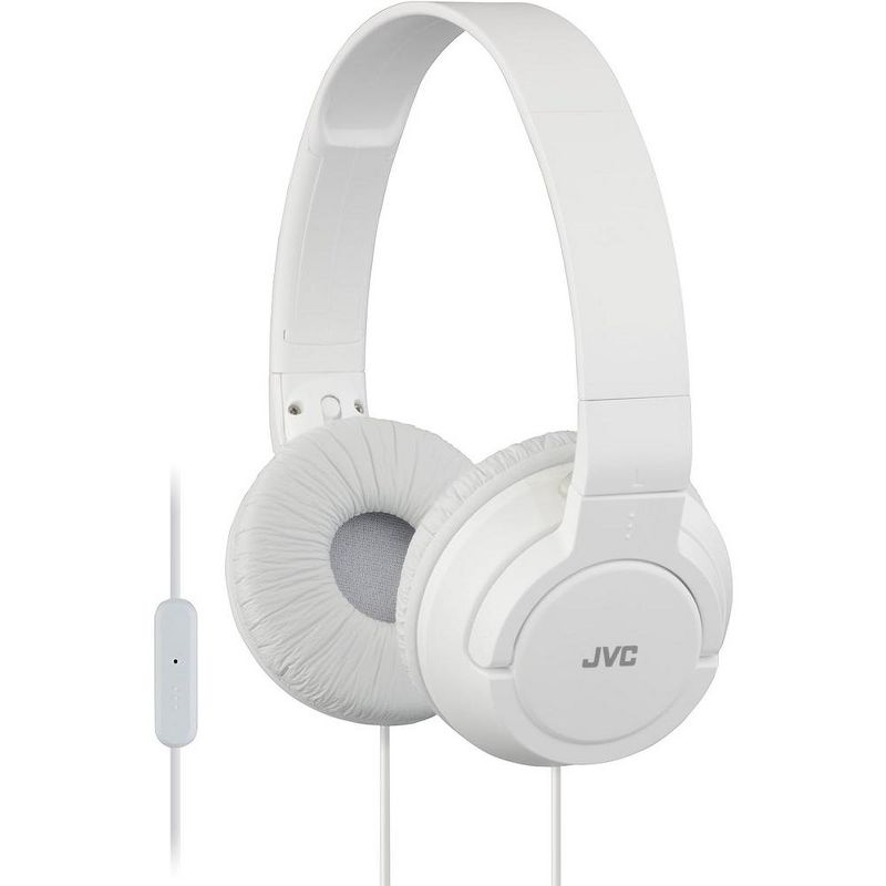 JVC Lightweight Flat Foldable Headphone with Mic,, 1 of 3