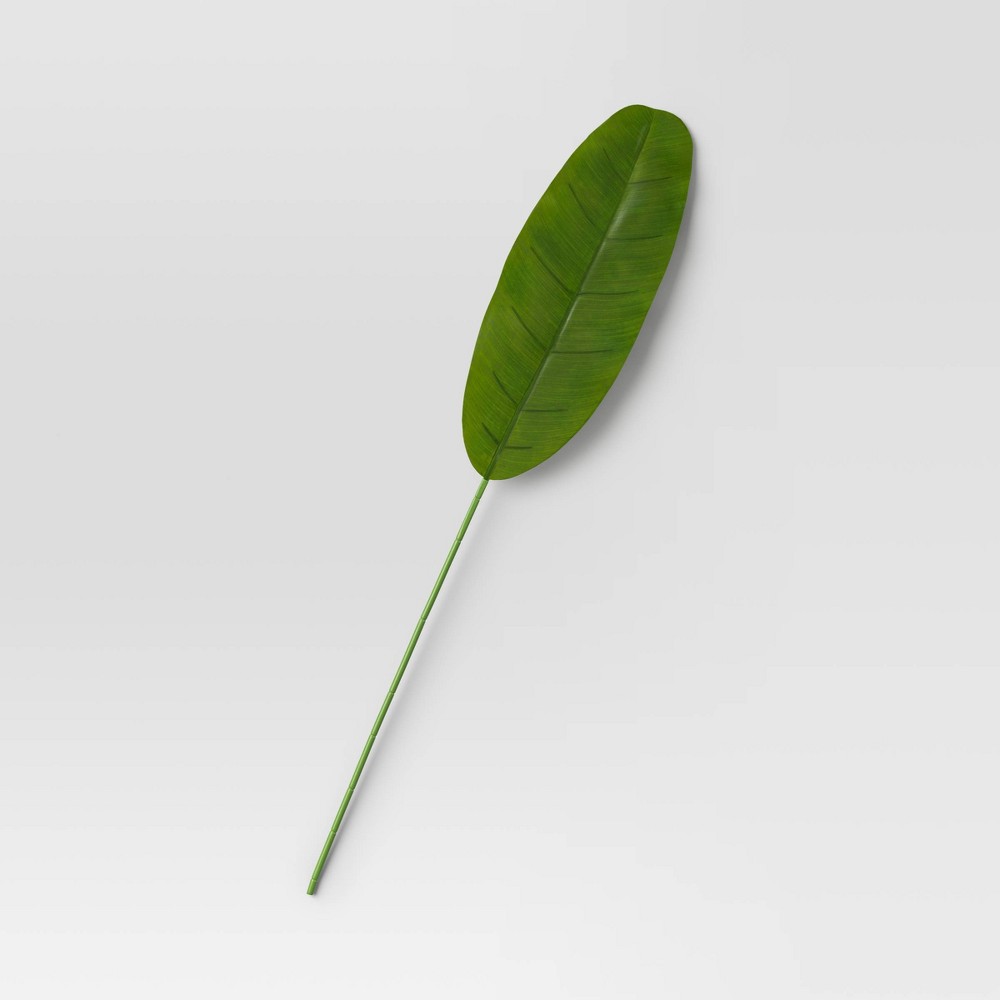 49" Artificial Banana Leaf Stem Green - Threshold™