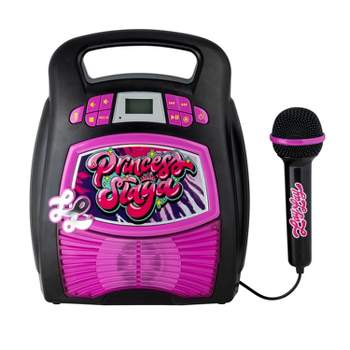 eKids That Girl Lay Lay Bluetooth Karaoke Machine with Microphone for Kids and Fans of Lay Lay Toys - Multicolor (LA-553.EXV22OL)