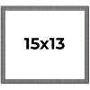 PosterPalooza | Textured Grey Picture Frame - UV Acrylic, Backing Board, Hanging Hardware Included - 2 of 4