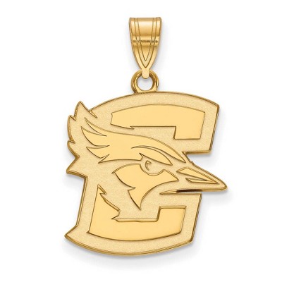 Black Bow Jewelry 10k Yellow Gold Creighton Bluejays NCAA Large Pendant
