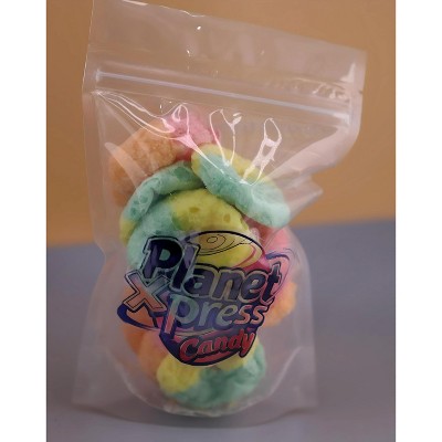 Planet Xpress Neon Astroids – Freeze-Dried Fruity Candy Rings – Bright, Sweet & Crunchy Space-Themed Snack – Shelf-Stable, No Refrigeration Needed