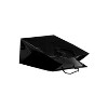JAM PAPER Glossy Gift Bags with Rope Handles Large 10 x 5 x 13 Black Bulk 100 Bags/Pack (673GLBL100) - 4 of 4