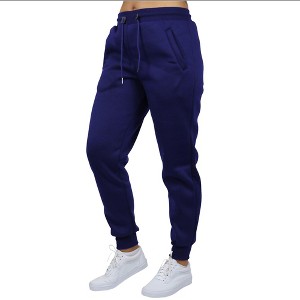 Blue Ice Women's Loose Fit Fleece-Lined Jogger Sweatpants - 1 of 4