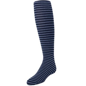 Memoi Rows on Rows Girls Striped Tights - 1 of 2