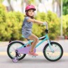 Infans 16" Kids Bike w/Adjustable Saddle Handlebar Removable Training Wheels Handbrake - image 3 of 4