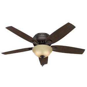 Hunter 52" Newsome Lighted Ceiling Fan Premier Bronze with Roasted Walnut Blades - 1 of 1