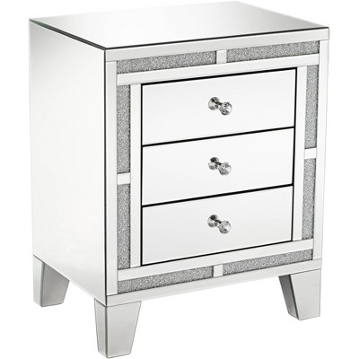 mirrored nightstand target