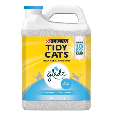 purina tidy cats lightweight glade tough odor solutions clumping cat litter