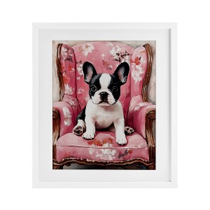 Stupell Industries Sweetest Dog Frenchie Framed Print Under Glass Art - 1 of 4