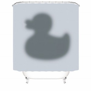 Duck Silhouette Shower Curtains for Bathroom Waterproof Fabric Bath Curtain Durable Soft Stylish Bathroom Decor 72x72 Inch - 1 of 1